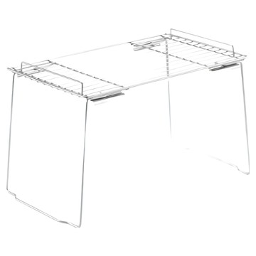 生活采家 廚房可堆疊ㄇ型收納架 台灣製 #304(18-8)不鏽鋼  44 x 24.2 x 26.8cm  27127  1個