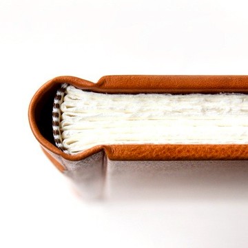 ART-757 義大利硬皮植鞣手工毛邊紙筆記本-L | Manufactus