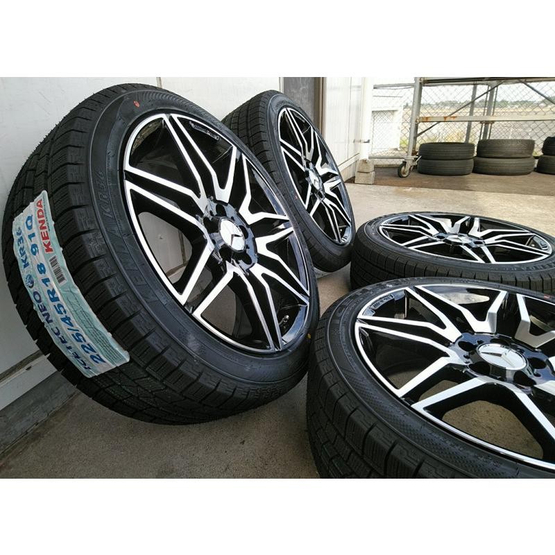 ベンツスタッドレスタイヤ、18インチ、aクラス.cクラス ベンツ Cクラス W204 Aクラス W176 Bクラス W246 スタッドレス