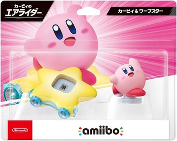任天堂 amiibo 公仔 卡比& 傳送之星 卡比的馭天飛行者系列