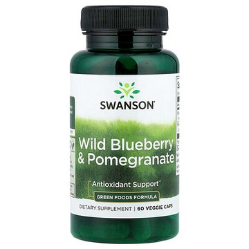 Swanson, 野生藍莓和石榴，60 粒素食膠囊