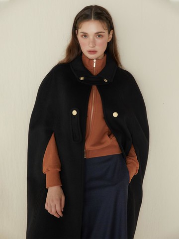 Katiacho Black Label Cashmere Manteau Luxury Coat [Black]