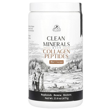 Mt. Capra, Clean Minerals 含膠原蛋白肽，熱可可，23.8 盎司（675 克）