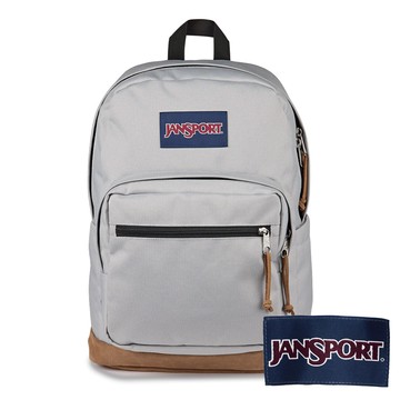 【JANSPORT】RIGHT PACK後背包28L『灰』0A4QVA 戶外 露營 健行 休閒 時尚 旅遊 書包 後背包