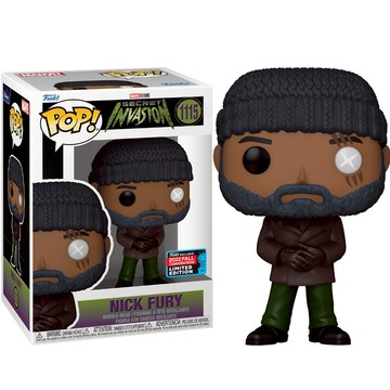 FUNKO POP 1115 漫威 秘密入侵 尼克福瑞(⁠2022NYCC) 公仔 收藏 限定版