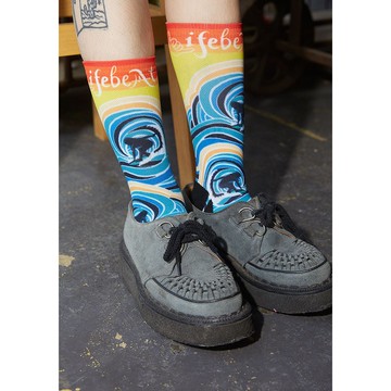 加州系列Shaka潮流印花運動襪 男女尺碼