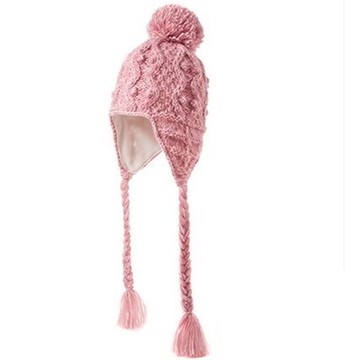 現貨+預購 毛帽 針織帽-柔軟俏皮可愛防寒羊毛女帽子2色71ag50【獨家進口】【米蘭精品】