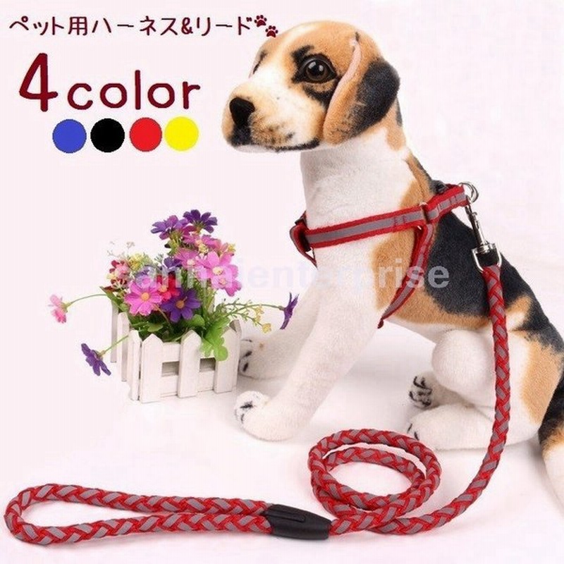犬服 ハーネス お洒落 カラバリ シンプル ドッグウェア ペット服 リード 可愛い 小型犬 洋服 胴輪 通気性 ２点セット 好きに リード