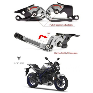 老虎摩托 YAMAHA 山葉 MT03 MT-03 2015~2018年六段可調離合器煞車拉桿【購買前請詳閱商品描述】
