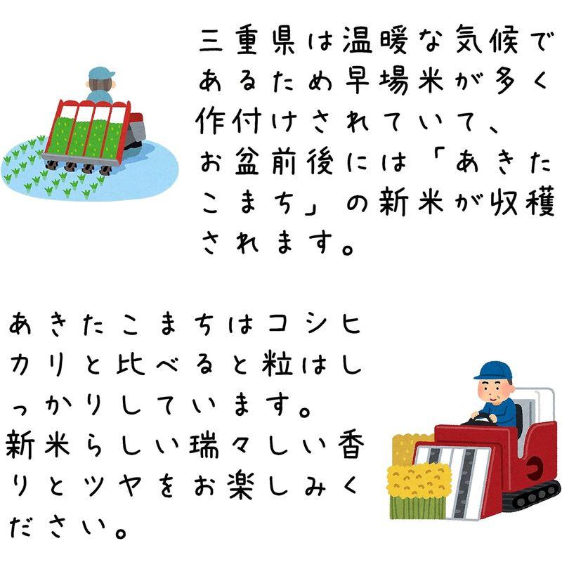 新米 三重産あきたこまち 令和5年産 10kg(5kg×2)