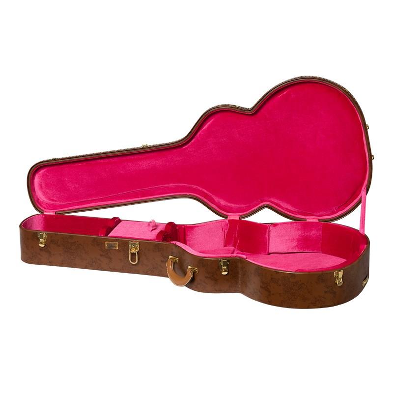 Gibson Lifton Historic Brown Pink Hardshell Case， SJ-200[ASLFTCASE-5L-J200]