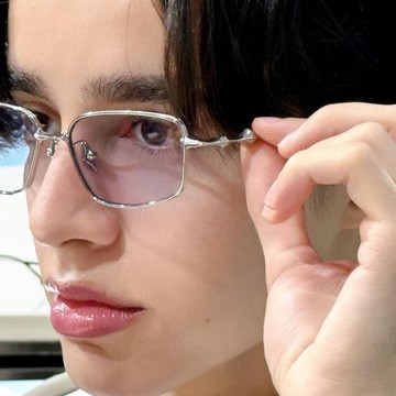 方形不規則墨鏡男女潮小框窄框太陽眼鏡2024新款感復古太陽鏡