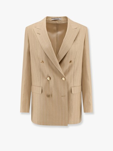 Viscose blend blazer with peak lapels - TAGLIATORE - gender_Woman