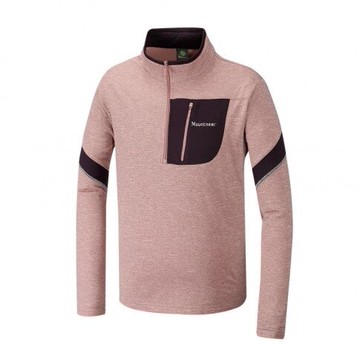 ├登山樂┤台灣MOUNTNEER 山林 男雲彩針織保暖上衣-藕色 # 42P01-29