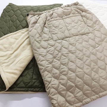 原單外貿日式秋冬半身棉裙家居裙辦公室專用絨護腿棉裙騎行護臀