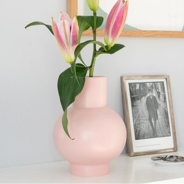 raawii Strøm Vase L 花瓶 珊瑚粉