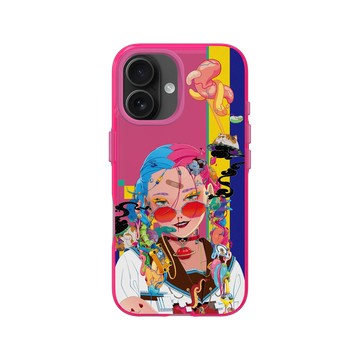 iPhone 16 Clear 粉漾桃 - MITSUME - Maiden's Daydream