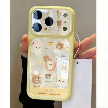 甜品師輕鬆熊適用蘋果17ProMax手機殼iPhone17/16/15pro視窗14/13