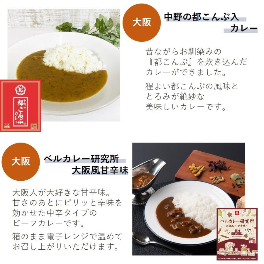 ご当地 カレー ギフトセット グルメ 中辛 常温  大阪 呉 博多 まとめ買い 景品 手土産 贈り物 お取り寄せ 2023 食べ物