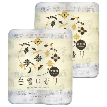 四國特紙 2層捲筒衛生紙 檀香 香氛  30m  4捲  2袋