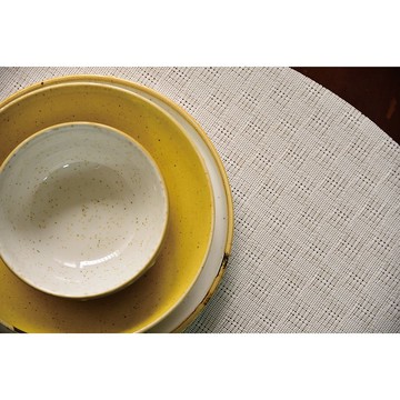 英國Churchill |【優惠套組】典藏黃圓碗 x 典藏白可疊碗 x 立邊