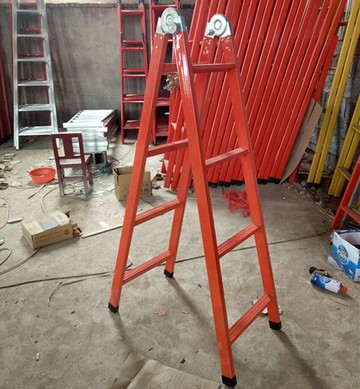 優樂悅~廠家批發關節梯加厚人字關節鐵梯折疊梯叉梯倉庫鐵人字梯子