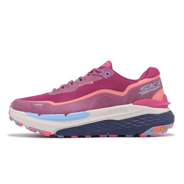 Skechers 越野跑鞋 Max Cushioning Elite Trail 2 女鞋 桃紅 防潑水 戶外 緩衝 129166RAS