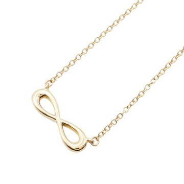 Tiffany & Co 蒂芬妮 Infinity 項鍊 18K黃金 【二手名牌BRAND OFF】