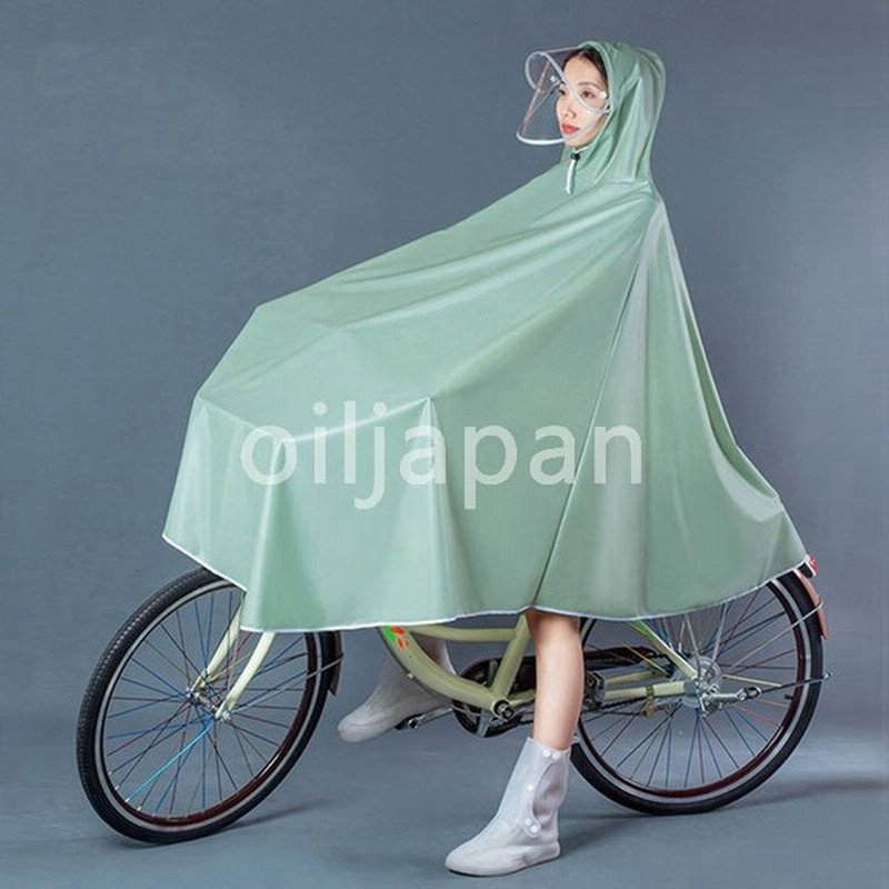 おしゃれレインコート 自転車 ポンチョ レディースメンズ レインウェア バイク 学生ポンチョ 通販 Lineポイント最大get Lineショッピング