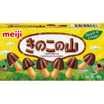 明治香菇巧克力造型餅乾40g