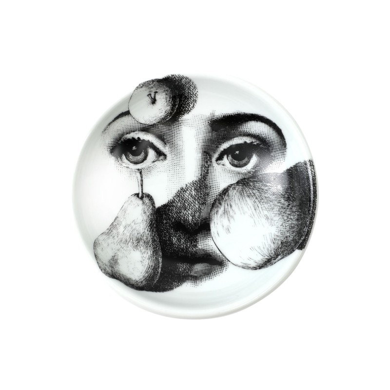 フォルナセッティ FORNASETTI 小物入れ＆灰皿 ホワイト セラミック 100