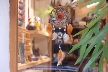 捕夢網掛飾 - 太陽及印第安吊飾