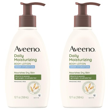 Aveeno 燕麥水感保濕乳  350ml  2瓶