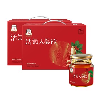 正官庄 活氣人蔘飲 60mlX12瓶X2盒(效期:2026/12)