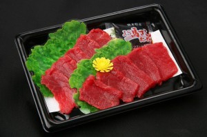 火の国 熊本の名産！馬刺しスライス（赤身）60g