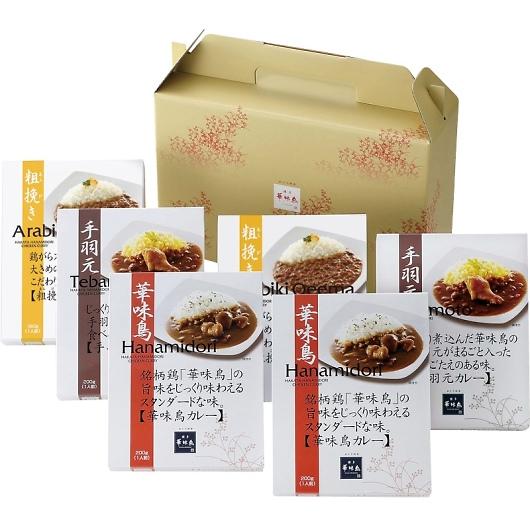 お歳暮 博多華味鳥 カレーセット 6食入 HCS-2