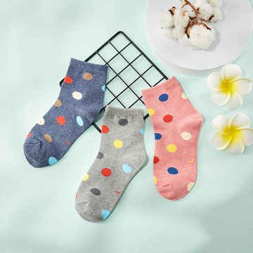 D&G圓點3/4童襪2雙入-17-21CM-多色任選