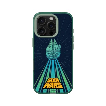 iPhone 16 Pro Clear 憂墨綠 - 迪士尼-星際大戰 Star Wars - 千年鷹號-發光原力