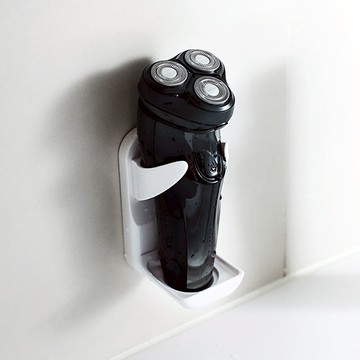 寬度可調式無痕壁掛電動刮鬍刀收納架-3入 單一規格