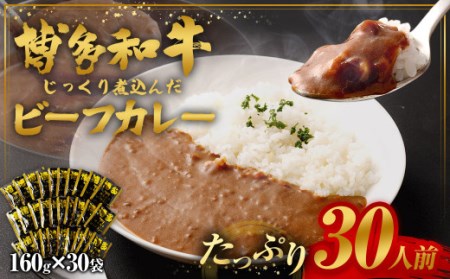 博多和牛じっくり煮込んだビーフカレー レトルト 30人前