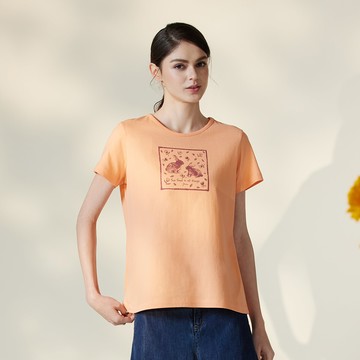 經典FS看見美好圓領短袖棉T(2色)