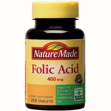 Folic Acid 250 Tabs by Nature Made