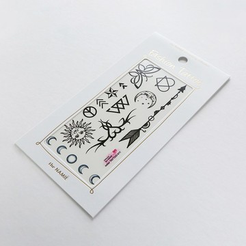 the NAMIE 紋身/刺青DIY 011Color Tattoo 彩色紋身貼紙 黑色帝國