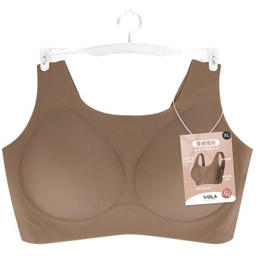 [家速配]柔潤美背寬肩內衣-棕XL
