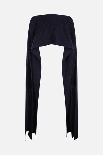 QUIRA Shiva wool cape Woman