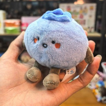 新品💖藍莓娃娃吊飾 毛絨公仔鑰匙圈 包包掛件 攔霉運 莓你不行 可愛生日禮物 閨蜜送禮 藍莓鑰匙扣10cm 包包掛件