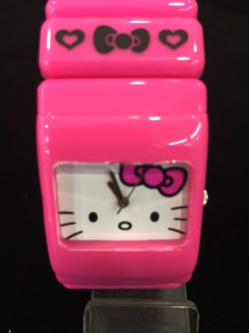 【震撼精品百貨】Hello Kitty 凱蒂貓-手錶-方形-桃色【共1款】