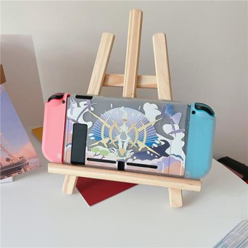 任天堂保護殼NS續航版switchOLED保護套手柄軟殼分體式-阿爾宙斯