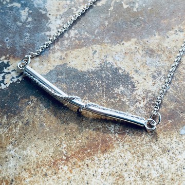 純銀 纏繞 項鍊 可客製姓名 S400