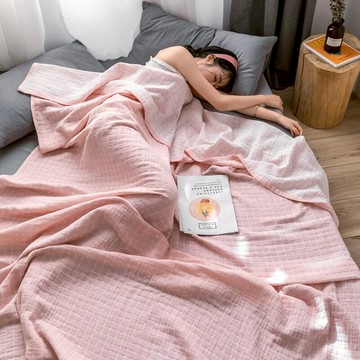 夏天毛巾被純棉毯子單人雙人三層棉紗布毛巾毯空調毯全棉床單蓋被